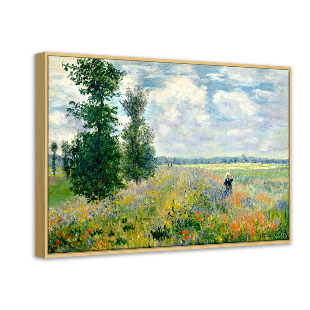 Amazon.co.jp: アートパネル 『ケシ畑』風景画 フランス印象派の画家